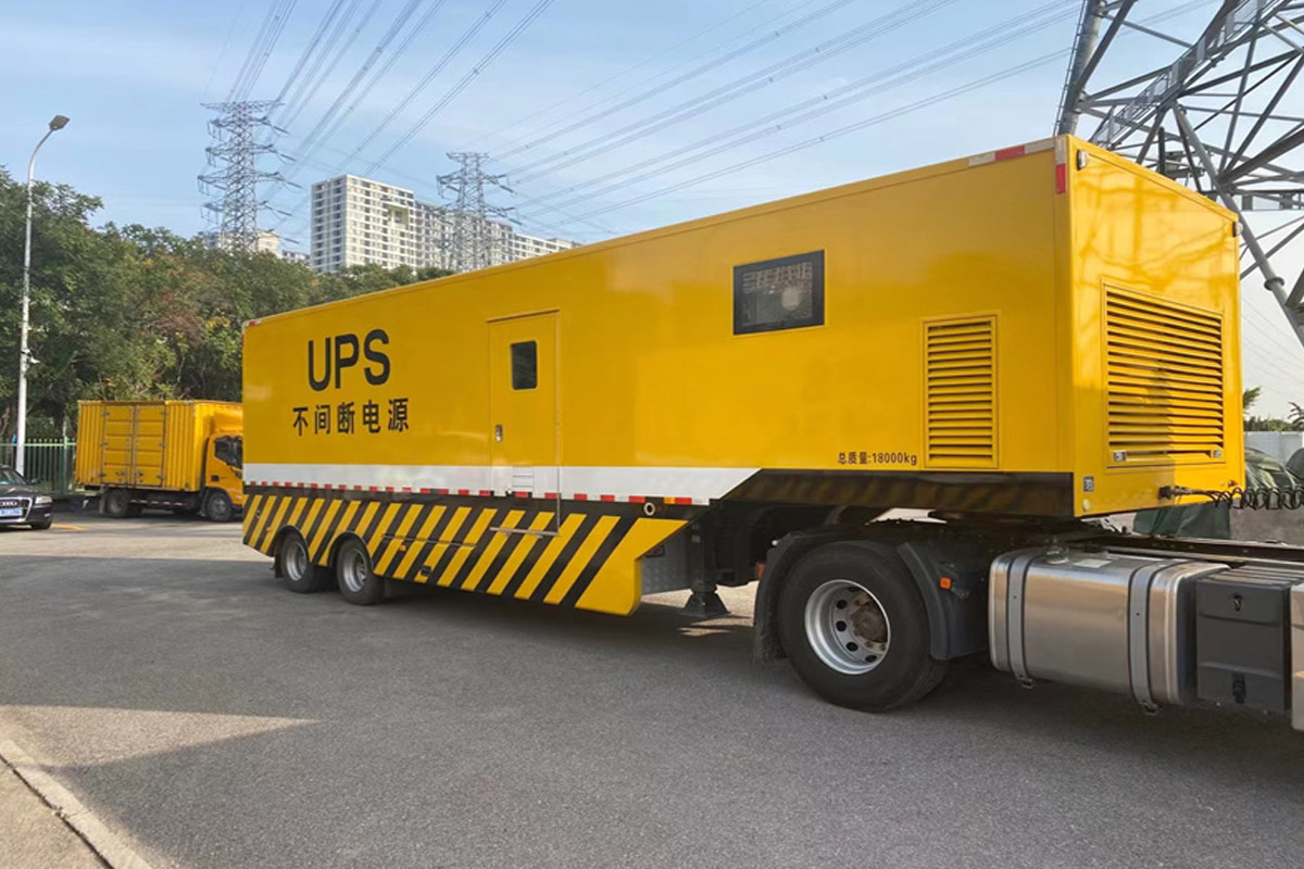 龙楼镇发电机租赁施工现场